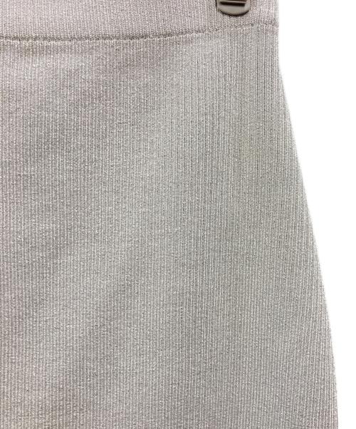Spick and Span（スピック＆スパン）Spick and Span (スピック＆スパン) ラメ総針タイトスカート グレー サイズ:M 未使用品の古着・服飾アイテム