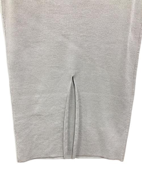 Spick and Span（スピック＆スパン）Spick and Span (スピック＆スパン) ラメ総針タイトスカート グレー サイズ:M 未使用品の古着・服飾アイテム