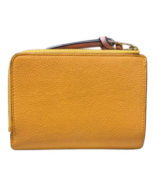 LOEWE（ロエベ）LOEWE (ロエベ) スリムジップバイフォールドウォレット イエローピンクの古着・服飾アイテム