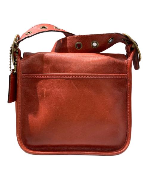 COACH（コーチ）COACH (コーチ) オールドレザーショルダーバッグ オレンジの古着・服飾アイテム