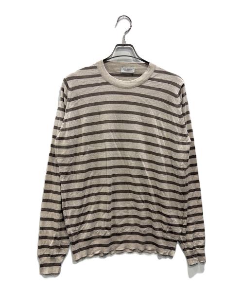 JOHN SMEDLEY（ジョンスメドレー）JOHN SMEDLEY (ジョンスメドレー) メリノウールニット ベージュ サイズ:Lの古着・服飾アイテム