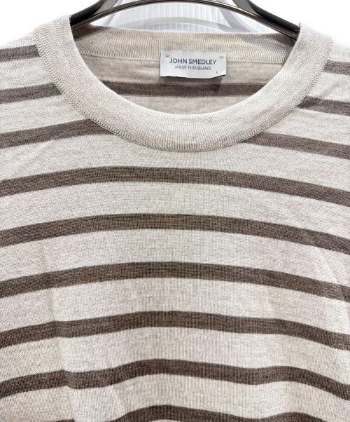 JOHN SMEDLEY（ジョンスメドレー）JOHN SMEDLEY (ジョンスメドレー) メリノウールニット ベージュ サイズ:Lの古着・服飾アイテム