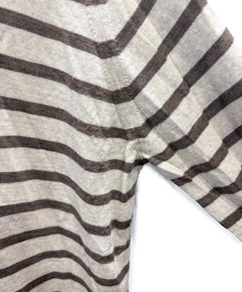JOHN SMEDLEY（ジョンスメドレー）JOHN SMEDLEY (ジョンスメドレー) メリノウールニット ベージュ サイズ:Lの古着・服飾アイテム