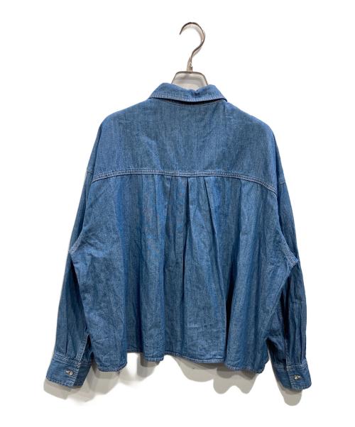 SHIPS（シップス）SHIPS (シップス) ライトオンス デニム ショート シャツ ブルー サイズ:ONESIZEの古着・服飾アイテム