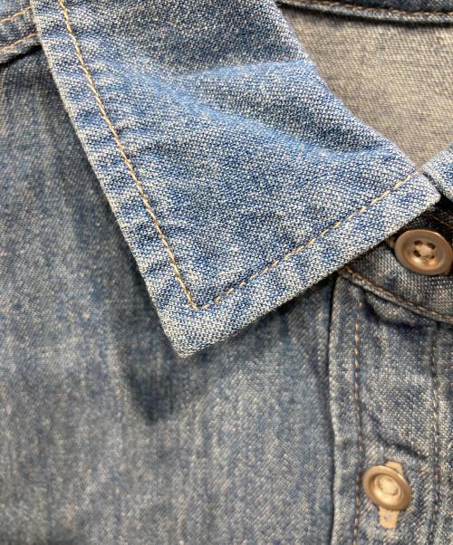 SHIPS（シップス）SHIPS (シップス) ライトオンス デニム ショート シャツ ブルー サイズ:ONESIZEの古着・服飾アイテム