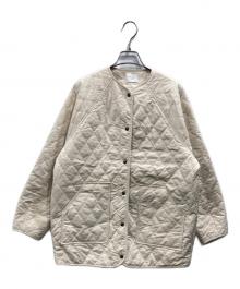 URBAN RESEARCH DOORS（アーバンリサーチドアーズ）の古着「カポックキルトミドルジャケット」｜アイボリー