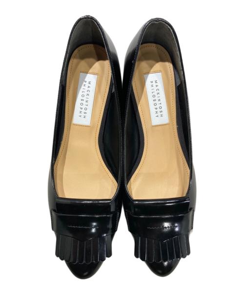 MACKINTOSH PHILOSOPHY（マッキントッシュ フィロソフィー）MACKINTOSH PHILOSOPHY (マッキントッシュ フィロソフィー) タッセルパンプス ブラック サイズ:SIZE 23cmの古着・服飾アイテム