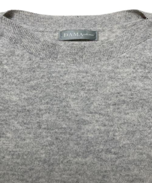 DAMA collection（ダーマコレクション）DAMA collection (ダーマコレクション) カシミヤニット グレー サイズ:Lの古着・服飾アイテム