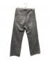 Whim Gazette (ウィムガゼット) ドロストデニムパンツ ブラック サイズ:SIZE 38：12000円
