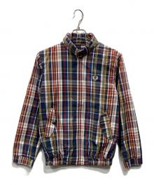 FRED PERRY（フレッドペリー）の古着「Madras Check Harrington JKT」｜マルチカラー