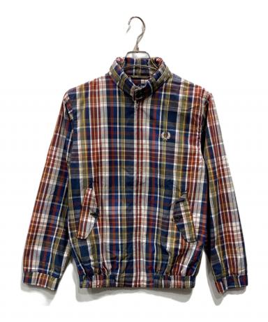 FRED PERRY フレッドペリー ハリントンジャケット タータンチェック S FRED PERRY（フレッドペリー） ジャケット メンズ マドラス チェック