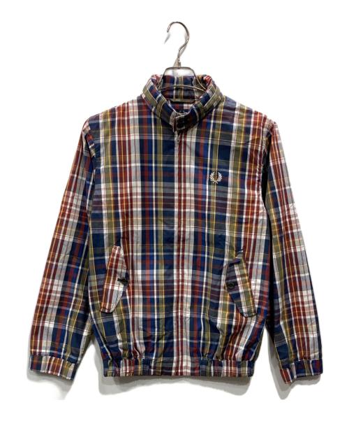 FRED PERRY（フレッドペリー）FRED PERRY (フレッドペリー) Madras Check Harrington JKT マルチカラー サイズ:XSの古着・服飾アイテム