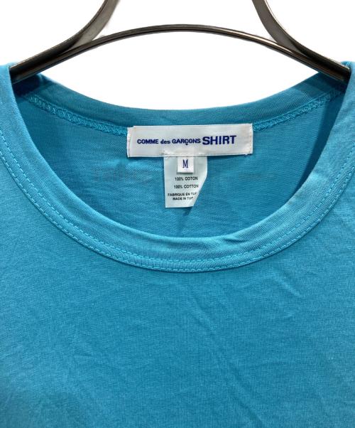 COMME des GARCONS SHIRT（コムデギャルソンシャツ）COMME des GARCONS SHIRT (コムデギャルソンシャツ) バックロゴロングカットソー ブルー サイズ:Ｍの古着・服飾アイテム