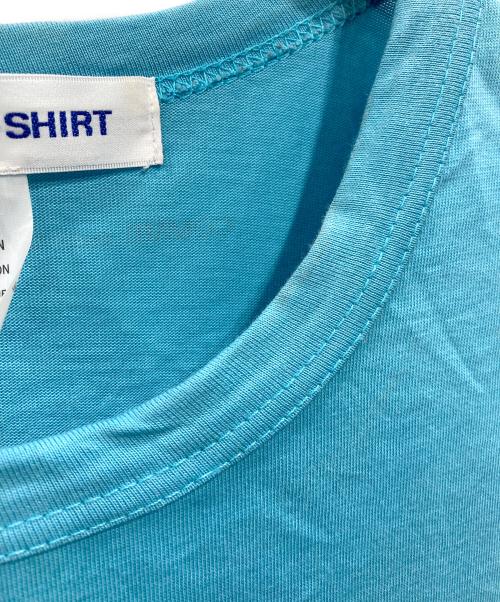 COMME des GARCONS SHIRT（コムデギャルソンシャツ）COMME des GARCONS SHIRT (コムデギャルソンシャツ) バックロゴロングカットソー ブルー サイズ:Ｍの古着・服飾アイテム