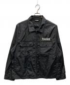 PLEASURESプレジャーズ）の古着「DYNAMIC WORK JACKET(ダイナミック ワーク ジャケット）」｜ブラック