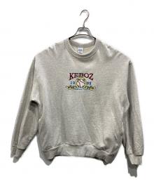 KEBOZ（ケボズ）の古着「TAJ SWEAT CREWNECK（タジ スウェット クルーネック）」｜グレー