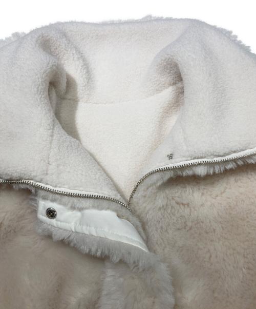 Snidel（スナイデル）Snidel (スナイデル) バリエボンバージャケット ホワイトの古着・服飾アイテム