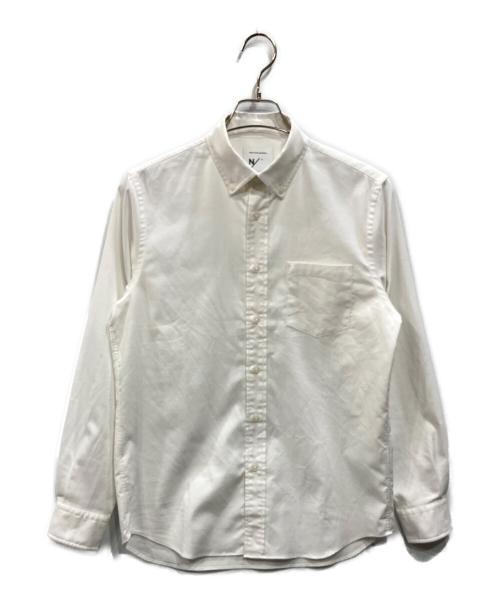 NEUTRALWORKS（ニュートラルワークス）NEUTRALWORKS (ニュートラルワークス) LONG SLEEVE STANDARD OXFORD BD SHIRT ホワイト サイズ:Sの古着・服飾アイテム