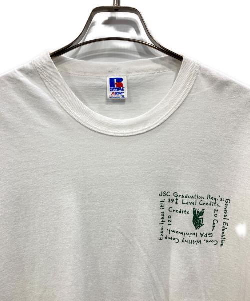 RUSSELL ATHLETIC（ラッセルアスレチック）RUSSELL ATHLETIC (ラッセルアスレチック) プリントTシャツ ホワイト サイズ:XLの古着・服飾アイテム