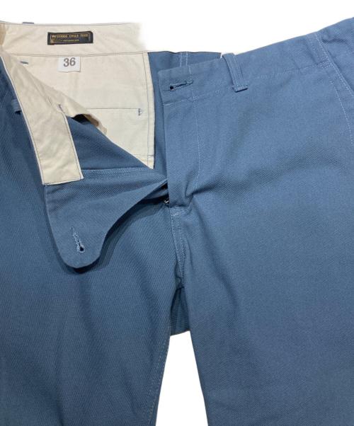 WESTRIDE CYCLE TOGS（ウエストライド サイクルトグズ）WESTRIDE CYCLE TOGS (ウエストライド サイクルトグズ) トラウザーパンツ ブルー サイズ:36の古着・服飾アイテム