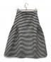 BORDERS AT BALCONY (ボーダーズアットバルコニー) BORDER FLARE SKIRT ホワイト×ブラック サイズ:38：16000円