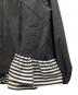中古・古着 BORDERS AT BALCONY (ボーダーズアットバルコニー) RUFFLED HOODIE JACKET ブラック サイズ:36：25000円