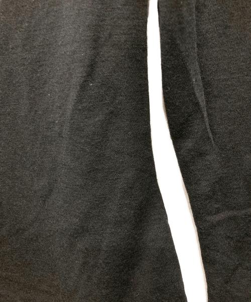 BORDERS at BALCONY（ボーダーズアットバルコニー）BORDERS AT BALCONY (ボーダーズアットバルコニー) LONG SLEEVES TEE(ロング・スリーブ・ティー) ブラック サイズ:38の古着・服飾アイテム