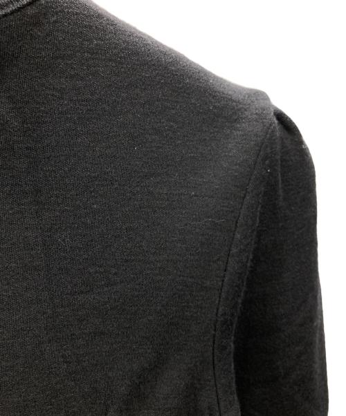 BORDERS at BALCONY（ボーダーズアットバルコニー）BORDERS AT BALCONY (ボーダーズアットバルコニー) LONG SLEEVES TEE(ロング・スリーブ・ティー) ブラック サイズ:38の古着・服飾アイテム