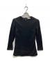 BORDERS AT BALCONY（ボーダーズアットバルコニー）の古着「LONG SLEEVES TEE(ロング・スリーブ・ティー)」｜ブラック