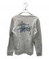 stussy (ステューシー) ロゴプリントクルーネックスウェット グレー サイズ:Ｍ：6000円