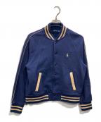 POLO RALPH LAURENポロ・ラルフローレン）の古着「スウェットスタジャン」｜ネイビー