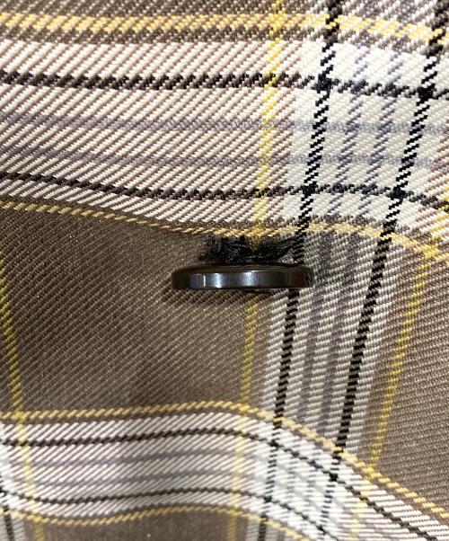 PUBLIC TOKYO（パブリックトウキョウ）PUBLIC TOKYO (パブリックトウキョウ) チェックコート ベージュ サイズ:2の古着・服飾アイテム