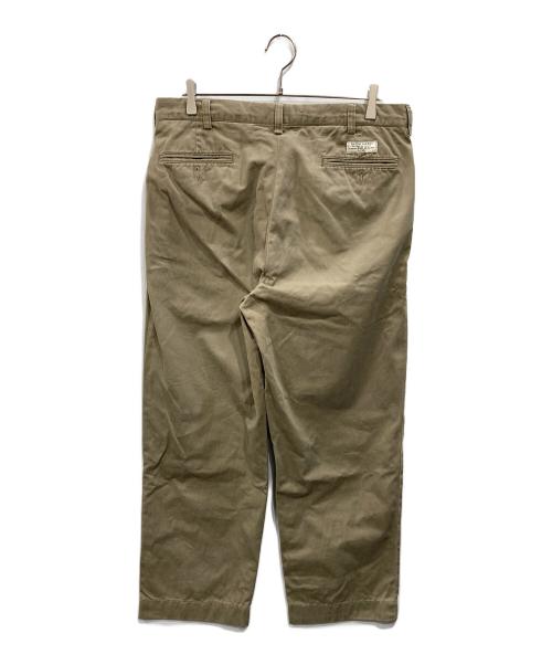 POLO RALPH LAUREN（ポロ・ラルフローレン）POLO RALPH LAUREN (ポロ・ラルフローレン) タックパンツ ベージュ サイズ:34/32の古着・服飾アイテム