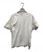 MONCLERモンクレール）の古着「T-SHIRT GIROCOLLO」｜ホワイト