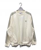 adidas Originalsアディダスオリジナル）の古着「プルオーバー トラックトップ」｜アイボリー