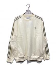 adidas Originals（アディダスオリジナル）の古着「プルオーバー トラックトップ」｜アイボリー