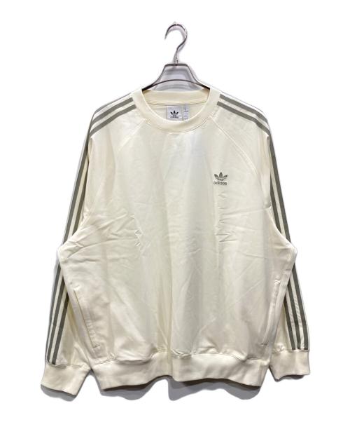 adidas Originals（アディダスオリジナル）adidas Originals (アディダスオリジナル) プルオーバー トラックトップ アイボリー サイズ:XL 未使用品の古着・服飾アイテム