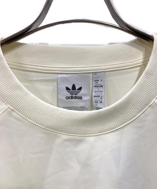 adidas Originals（アディダスオリジナル）adidas Originals (アディダスオリジナル) プルオーバー トラックトップ アイボリー サイズ:XL 未使用品の古着・服飾アイテム