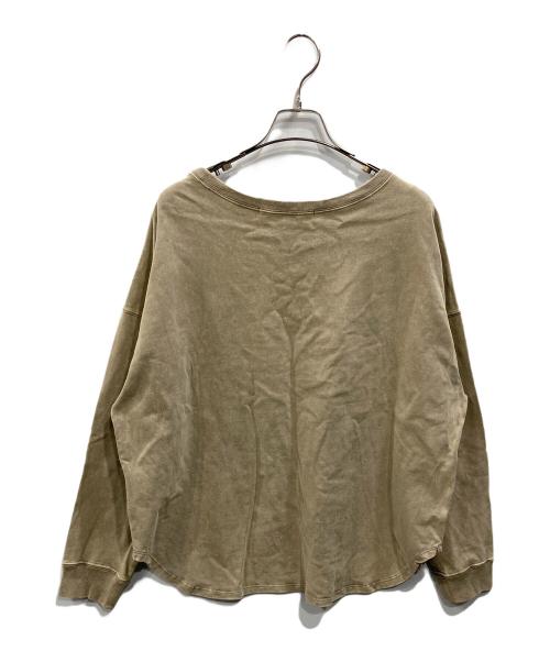 FRAMeWORK（フレームワーク）FRAMeWORK (フレームワーク) ウェットオゾン加工L/Tee ベージュ サイズ:不明の古着・服飾アイテム