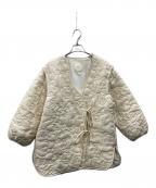 Eaphiエフィ）の古着「leaf pattern 2way quilting coat」｜アイボリー