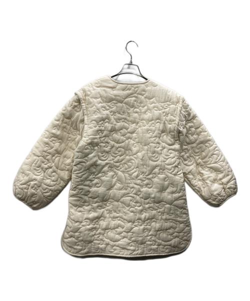 Eaphi（エフィ）Eaphi (エフィ) leaf pattern 2way quilting coat アイボリー サイズ:Fの古着・服飾アイテム