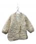Eaphi（エフィ）の古着「leaf pattern 2way quilting coat」｜アイボリー
