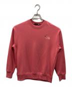 THE NORTH FACEザ ノース フェイス）の古着「フラワーロゴクルー」｜ピンク
