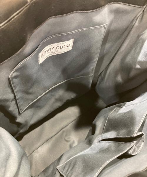 Americana（アメリカーナ）Americana (アメリカーナ) SALON adam et rope' (サロンアダムエロペ) 別注MATCHING BAG ベージュの古着・服飾アイテム