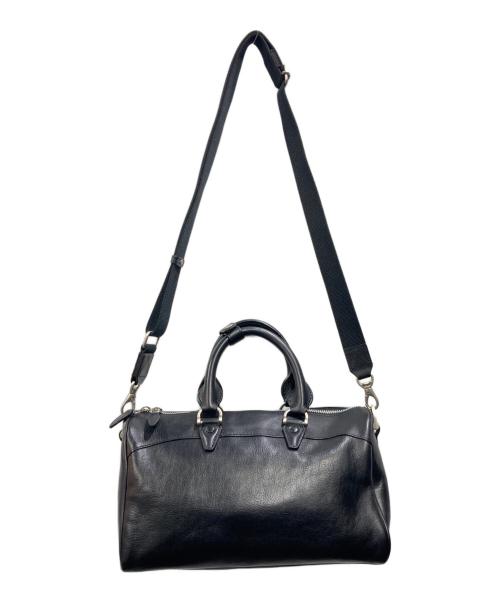AVIREX（アヴィレックス）AVIREX (アヴィレックス) VARSITY LEATHER MINI DUFFLE BAG ブラックの古着・服飾アイテム