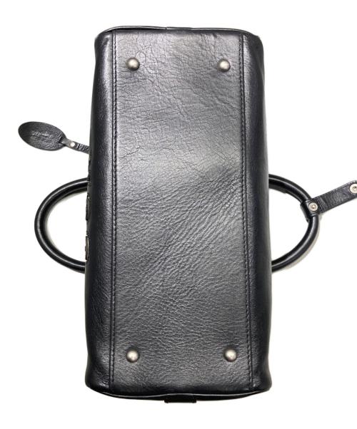 AVIREX（アヴィレックス）AVIREX (アヴィレックス) VARSITY LEATHER MINI DUFFLE BAG ブラックの古着・服飾アイテム
