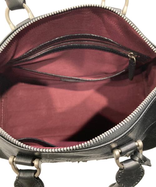 AVIREX（アヴィレックス）AVIREX (アヴィレックス) VARSITY LEATHER MINI DUFFLE BAG ブラックの古着・服飾アイテム