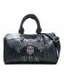 AVIREX（アヴィレックス）の古着「VARSITY LEATHER MINI DUFFLE BAG」｜ブラック