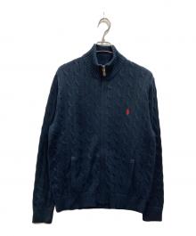 POLO RALPH LAUREN（ポロ・ラルフローレン）の古着「ドライバーズニット」｜ネイビー