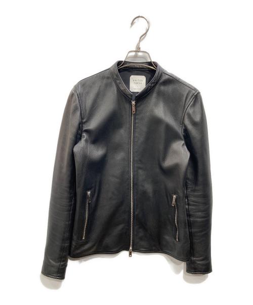 UNITED TOKYO（ユナイテッドトーキョー）UNITED TOKYO (ユナイテッドトーキョー) ラムレザーシングルライダースジャケット ブラック サイズ:SIZE 1の古着・服飾アイテム